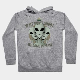 We come in peace Hoodie